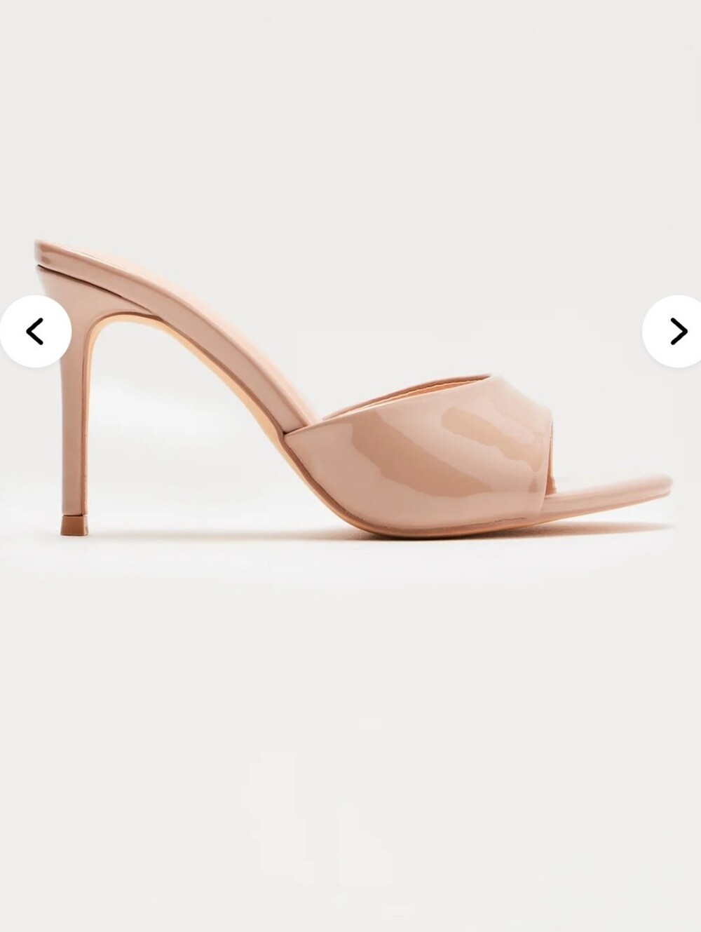 Fashion Nova Keep The Same Energy Heels in Nude sz 7